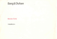 Bang & Olufsen - Beovox_Cona-Owners-Manual